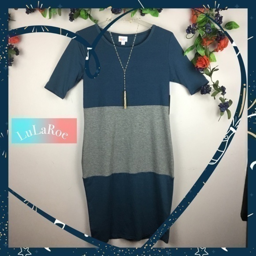 NWT LULAROE SIMPLY COMFORTABLE “JULIA” Pullover Dress Size Medium 8/10